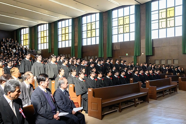 日ノ本学園高校 卒業証書授与式を挙行しました